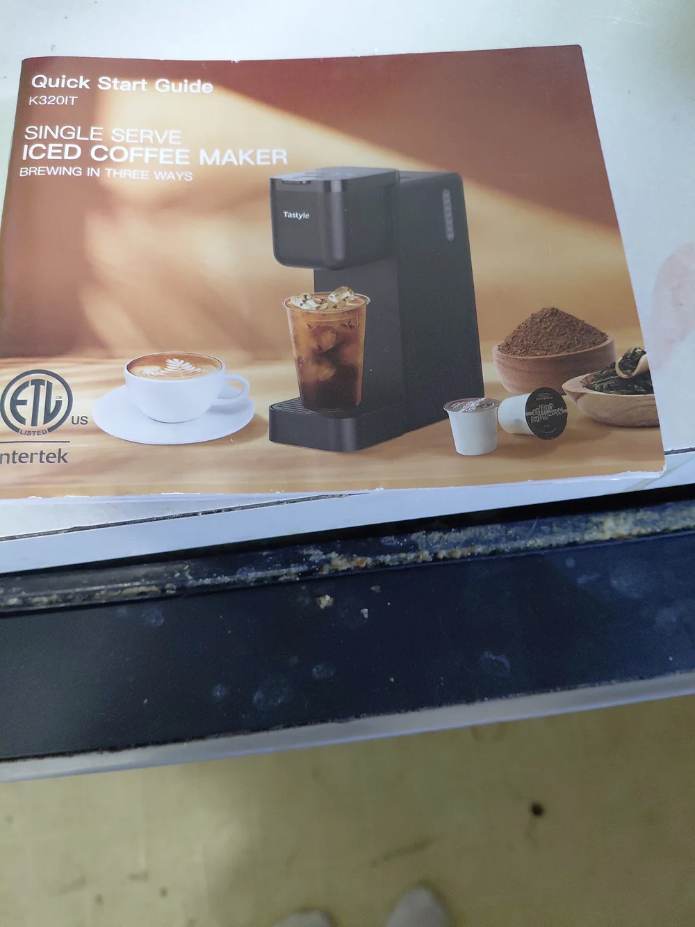 Tastyle Single-Serve Coffee Maker in Black